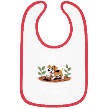 Discover Digging Holes & Growing Plants – Fun Dog Gardening Bibs