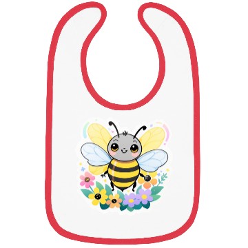 Discover A bee chubby cartoon Bibs