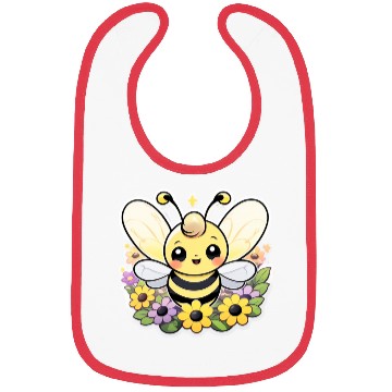 Discover A bee chubby cartoon Bibs