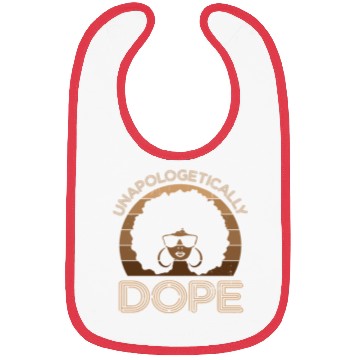 Discover Unapologetically Dope Melanin Queen Black Histo Bibs