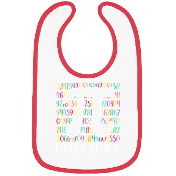 Discover Happy Pi Day Kids Math Teachers Student Bibs