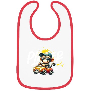 Discover Crazy Monkey Rides Bibs