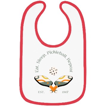 Discover Eat. Sleep. Pickleball. Repeat. Bibs