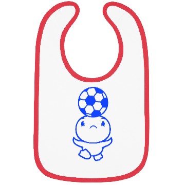 Discover Duck Plays Soccer Header Ball Balancing Head Fun Bibs