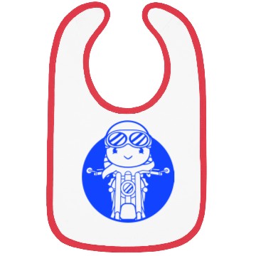 Discover Bird Motorcycle Riding Biker Motorcyclist Hobby Bibs