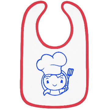 Discover Bird Chef Cap Duck Delicious Hungry Eat Sweet Cute Bibs