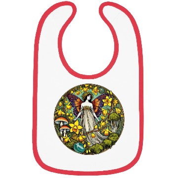 Discover Vintage Spring Nature Fairy Bibs