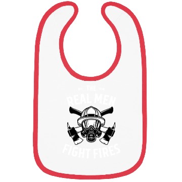 Discover Real Men Fight Fires - Heroic Firefighter Bibs