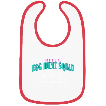 Discover Unofficial Egg Hunt Squad Easter Bibs