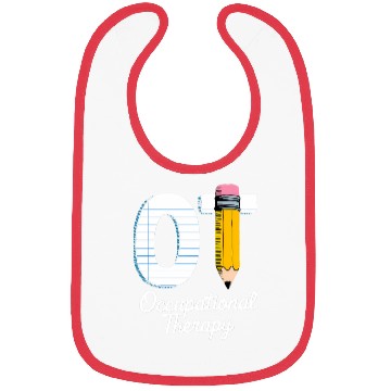 Discover Pediatric Occupational Therapy Cute Pencil Back Bibs