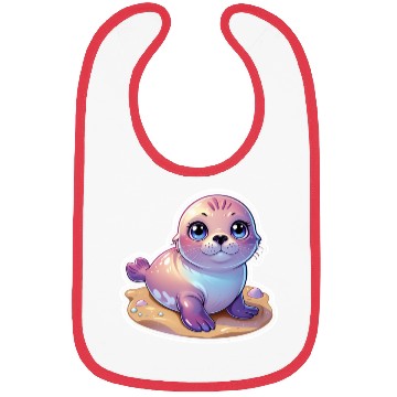 Discover Adorable Seal Sticker Bibs