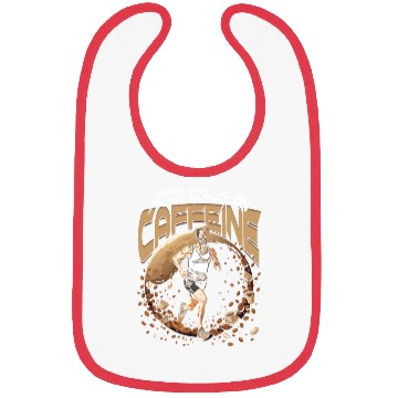 Discover Marathon Marathoner Running On Caffeine Bibs