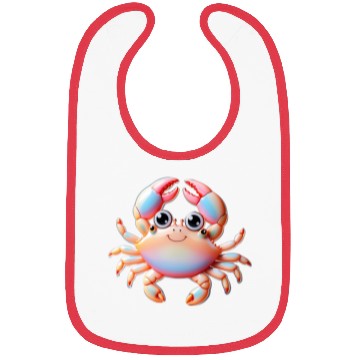 Discover Happy Crab Bibs