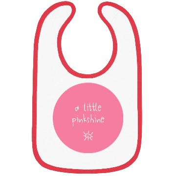Discover A Little Pinkshine, Unique Bibs