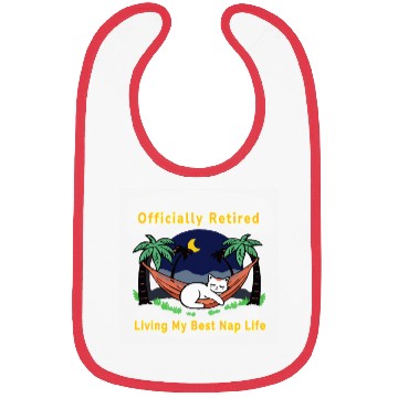 Discover Retired Cat - Living the Dream Bibs