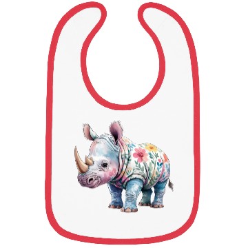 Discover Floral Fantasy Rhino Bibs