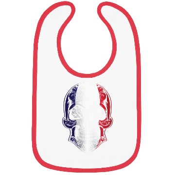 Discover France X Head Skull Flag Bibs