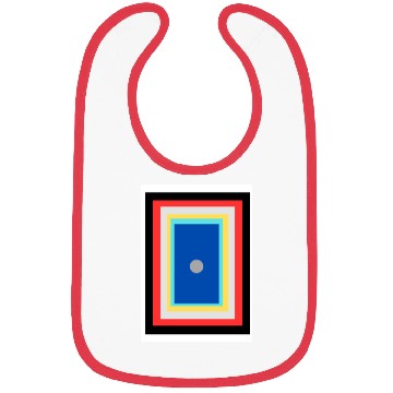 Discover White Minimalist Line Doodles Creative Page Bor Bibs