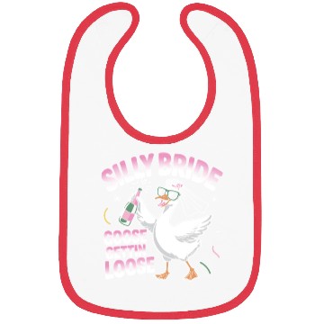 Discover Funny Bachelorette Wedding Silly Bride Goose Bibs