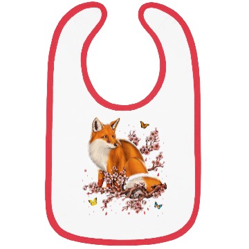 Discover Fox Cherry Blossom Bibs