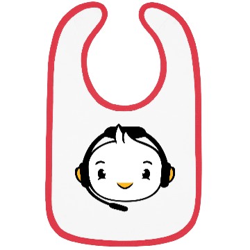 Discover Duck gamer gaming voice chat headset console game Bibs