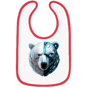 Discover Cyborg Polar Bear Bibs