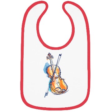 Discover Violin Drawing Bibs