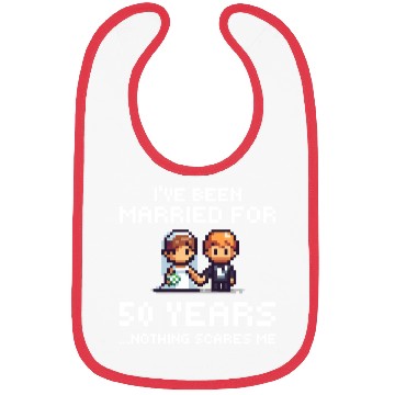 Discover Couples Married 50 Years - Funny 50th Wedding Anni Bibs