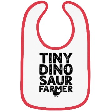 Discover Dinosaur Funny Dino Farmer - Tiny Dinosaur farmer Bibs
