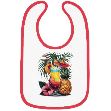Discover Tropical Vibes with Pineapple and Cocktail Bibs