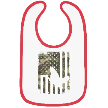 Discover Goose Hunting Camo US Flag For Hunter Camouflage Bibs