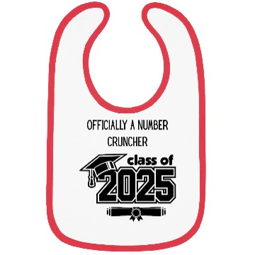 Discover Official A Number Cruncher Class of 2025 Bibs