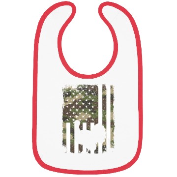 Discover Turkey Hunting Camo US Flag For Hunter Camouflage Bibs