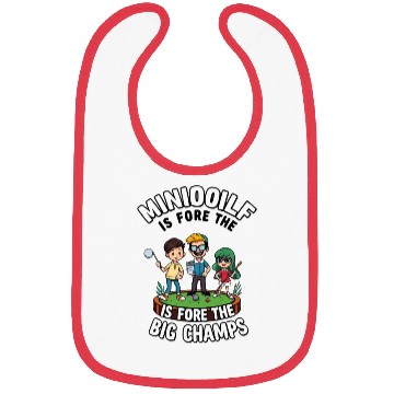 Discover Mini Golf Retro Cartoon on Champion Bibs