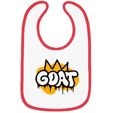 Discover Minimalist Graffiti Art Featuring Bold GOAT Bibs