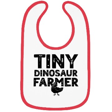 Discover Dinosaur Funny Dino Farmer - Tiny Dinosaur farmer Bibs