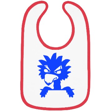 Discover Raven bird looks evil cool funny comic humor fun Bibs