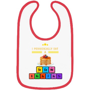 Discover Funny Periodic Table Pancake Science Humor Bibs