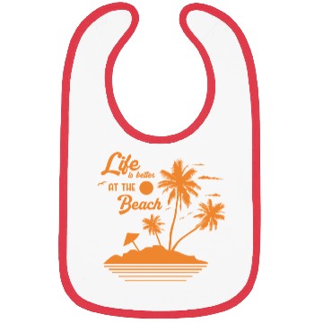 Discover Life is Better at the Beach Bibs