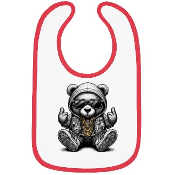 Discover Hip Hop Teddy Bear Bibs
