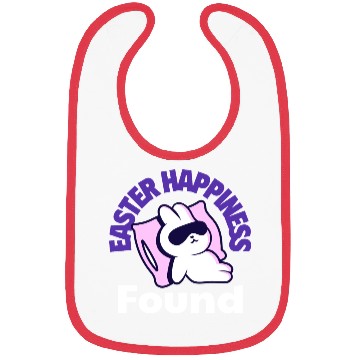 Discover Easter Happiness Found Pink/Purple Bibs
