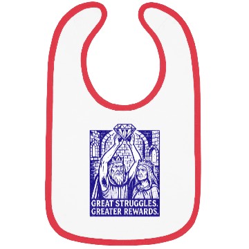 Discover Great Struggles Greater Rewards Bibs