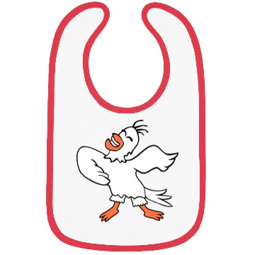 Discover Seagull bird dances happily celebrates cheerful Bibs