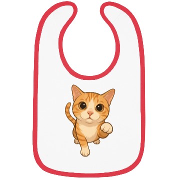 Discover Cute Meow Cat Design for Cat Lovers Bibs