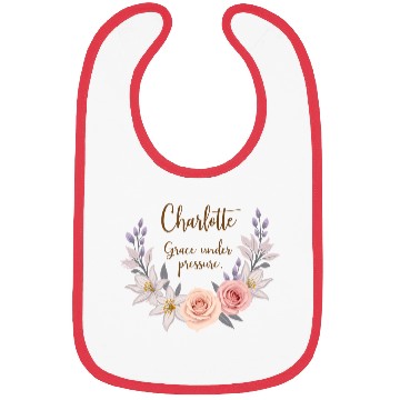 Discover Charlotte, grace under pressure Bibs