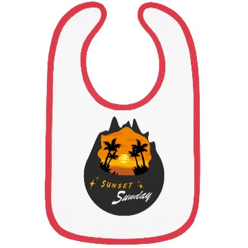 Discover sunset sunday Bibs