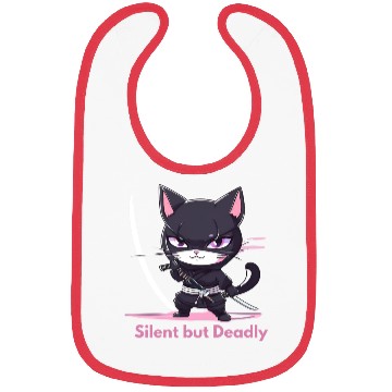 Discover Silent But Deadly – Chibi Ninja in Action Bibs