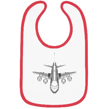 Discover Plane Pixel Art Bibs