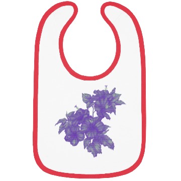 Discover vintage hibiscus flowers Bibs