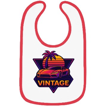 Discover Retro Drive – Neon Synthwave Speed Bibs